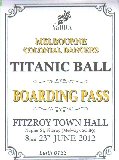 Titanic 2012 flyer